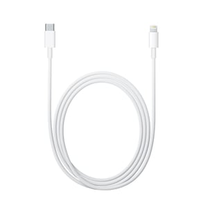 Apple 1m, Lightning/USB-C White