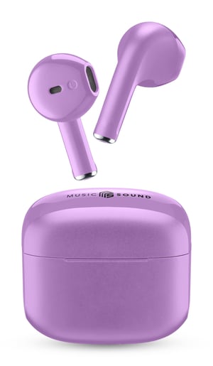 Music Sound Swag True Wireless Stereo (TWS) In-Ear-Kopfhörer Bluetooth-Verbindung/Musik Violett