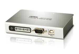 ATEN UC2324-AT USB 2.0 Type-B-dockningsstation, metallisk