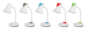 Esperanza POLARIS lampa stołowa E27 12 W LED Biały