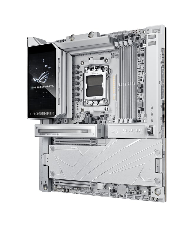 ASUS ROG CROSSHAIR X870E GLACIAL AMD X870E Gniazdo AM5 Rozszerzone ATX