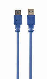 Gembird 3 m USB 3.0 A M/FM-kabel USB USB 3.2 Gen 1 (3.1 Gen 1) USB A Blå