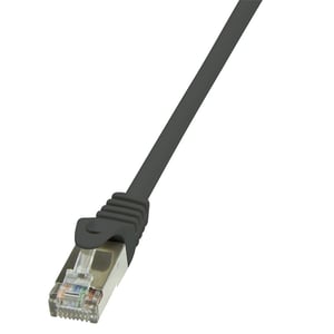 LogiLink 3m Cat.6 F/UTP RJ45 kabel sieciowy Czarny Cat6 F/UTP (FTP)