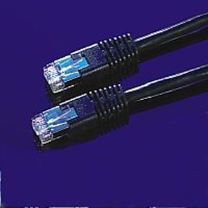 ROLINE S/FTP Patch Cable, Cat.6, PIMF, 3.0 m, black, AWG26 Network Cable, Black, 3 m