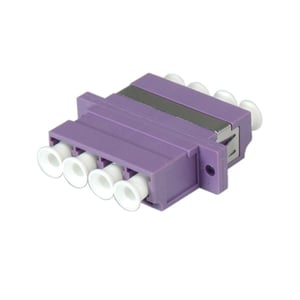 VALUE Fibre Optic Adapter LC quadruple, OM4 PB adapter światłowodowy