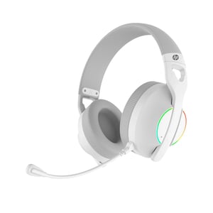 HP DHE-8003U Wired Gaming Headset with Headband, White
