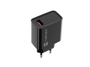 NATEC RIBERA Universal Black AC Fast Charging Indoor
