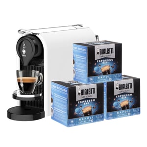 Bialetti Gioia Plus Halbautomatische Kapselkaffeemaschine 0,5 l