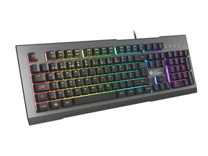 GENESIS Rhod 500 RGB USB Gaming Keyboard, QWERTY, Portuguese, Black, Silver