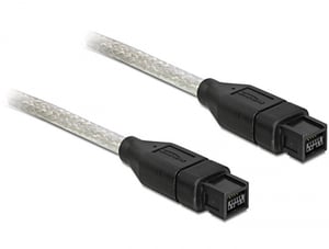 DeLOCK FireWire B/B, 2,0 m, grau