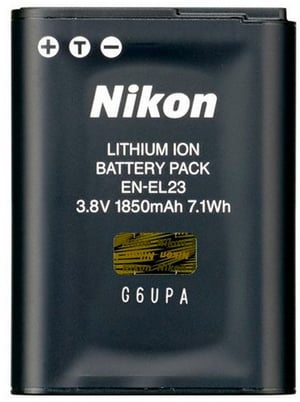 Nikon EN-EL23 Litowo-jonowa (Li-Ion) 1850 mAh