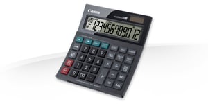 Canon AS-220RTS Tischrechner, Display des Rechners, schwarz