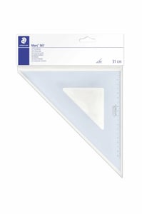 Staedtler Mars 567 Desk Ruler 310 mm Plastic Blue, Transparent 1 pc.