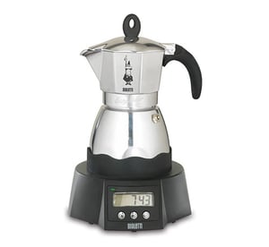 Bialetti EASY TIMER – Halbautomatische elektrische Mokkakanne