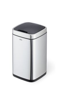 Durable TOUCH 12L Rectangular Stainless Steel Silver, Black