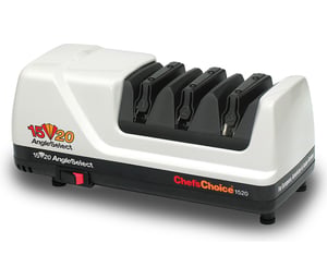 Chef’sChoice 1520 AngleSelect Professional Electric Knife Sharpener, Black, White
