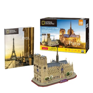 CubicFun Notre Dame de Paris Puzzle 3D 1 szt. Budynki