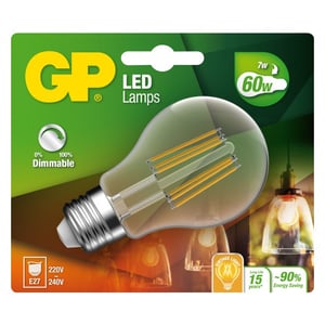 GP Batteries 078234-LDCE1 LED-Lampe Warmweiß 2700 K 7 W E27