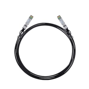 TP-Link Omada SM5220-3M InfiniBand / Fiber Optic SFP+ DAC Cable, Black