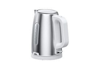 Braun WK 1500 vattenkokare 1,7 l 2200 W Rostfritt stål, Vit