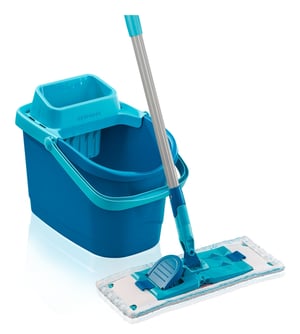 Leifheit 55510 Steel Microfiber Mop, Green