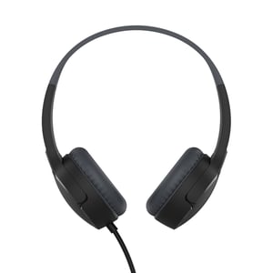 Belkin SoundForm Mini Kopfhörer-Set, kabelgebunden, Kopfbügel, für Telefonate/Musik/Sport/Alltag, schwarz