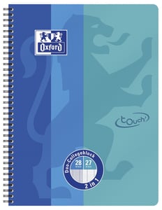 Oxford 400101422 A4+ Notebook, 80 sheets. Blue