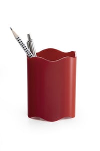 Durable 1701235080 Pen Holder, Plastic, Red