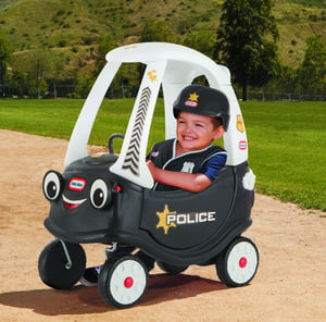 Little Tikes Tikes Patrol Police Car Ride-On Car