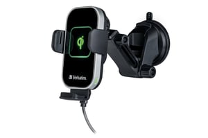 Verbatim FWC-03 Pro Qi Fast Wireless Autoladegerät (Einzelhandel) Schwarz