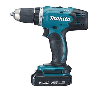 Makita DDF453SYE Bohrer Zentralverriegelung 1,8 kg Schwarz, Blau