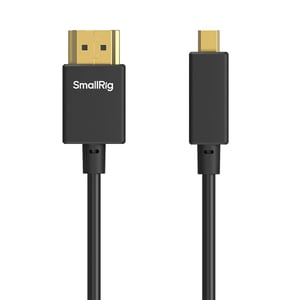 SmallRig 4795 kabel HDMI 1 m HDMI Typu D (Micro) HDMI Typu A (Standard) Czarny