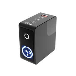 i-tec CHARGER-INTG140W Ladegerät für mobile Geräte, universell, schwarz, Wechselstrom, Schnellladung, intern