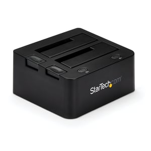 StarTech UNIDOCKU33 USB 3.2 Gen 1 (3.1 Gen 1) Type-B Hard Drive Docking Station, Black