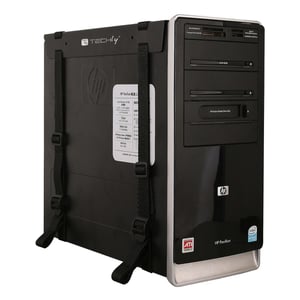 Techly ICA-CS 60 uchwyt do komputera Uchwyt na procesor montowany na biurku Czarny