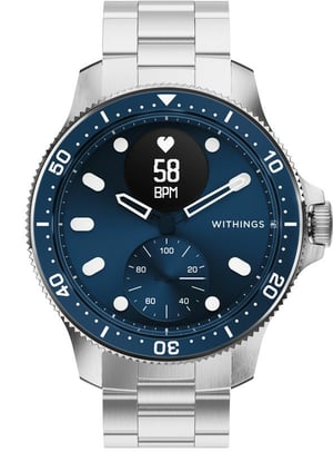 Withings ScanWatch Nova 1.6 cm (0.63") OLED 42 mm Hybrid Stainless Steel GPS