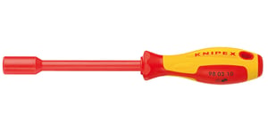 Knipex 98 03 13 Nut Driver, Red, Yellow