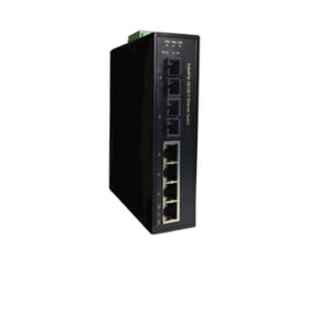 Barox PC-IA402-S przełącznik sieciowy Nie zarządzany L2 Fast Ethernet (10/100) Czarny