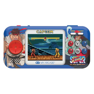 My Arcade Super Street Fighter II Pocket Player Pro – tragbare Spielkonsole, 6,98 cm (2,75"), mehrfarbig