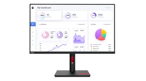 Lenovo ThinkVision T32p-30 monitor komputerowy 80 cm (31.5") 3840 x 2160 px 4K Ultra HD LED Czarny