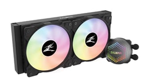 Zalman ALPHA24 Black CPU Liquid Cooler 280mm Radiator 2 x 140 mm Fan ARGB pump Dual Procesor Chłodnica cieczy all-in-one 12 cm