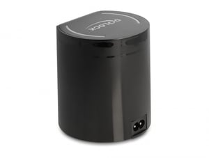 DeLOCK USB- und kabelloses Ladegerät, 1 x USB Typ-C PD + 2 x USB Typ-A, Leistung 58 W