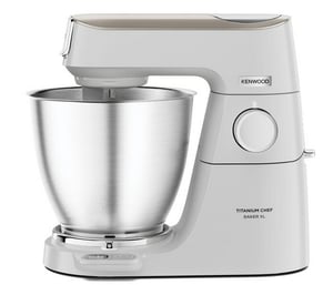 Kenwood Titanium Chef Baker XL KVL65.001WH Blandare 1200 W Silver, Vit