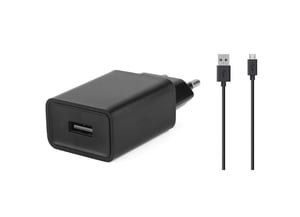 CoreParts MSPP2860B Ladegerät für mobile Geräte, universell, schwarz, USB, für den Innenbereich