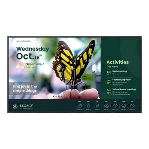 BenQ ST6504 Platt skärm för digital skyltning 165,1 cm (65") LCD 350 cd/m² 4K Ultra HD Svart Inbyggd processor Android 18/7