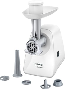 Bosch MFW2520W Fleischwolf 1500 W Edelstahl, Weiß