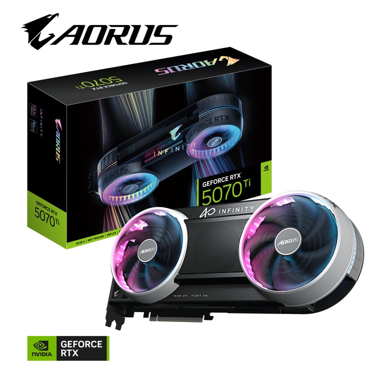 фото Видеокарта Gigabyte GeForce RTX 5070 Ti Aorus Infinity 16G (GV-N507TAORUS IF-16GD) 1