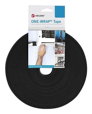 Velcro One Wrap Tape opaska kablowa Velcro cable tie Polipropylen (PP) Czarny 1 szt.