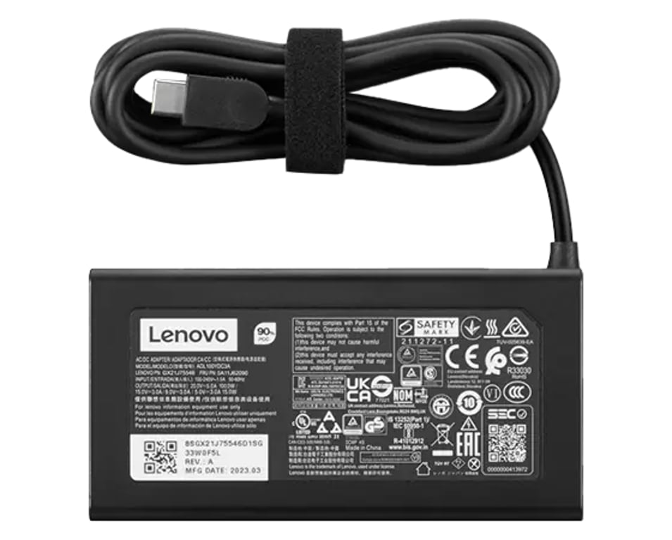 Lenovo 4X21M37469 adapter zasilający/ inwentor Wewnętrzna 100 W Czarny