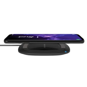 RealPower FreeCharge-10 Smartphone Black Wireless Charging Fast Charging Built-in